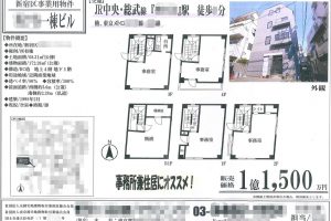 中古ビル物件(販売金額は値引き交渉前の金額です)