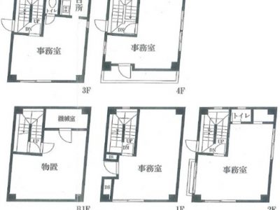 狭小ビル間取り