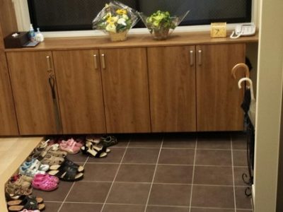 （63）玄関と洗面所のリノベーション後の写真を追加