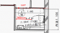 トイレ幅110ｃｍの図面