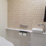 (188)トイレのリノベーション(リフォーム)。幼児にも優しい幅110cmのトイレ