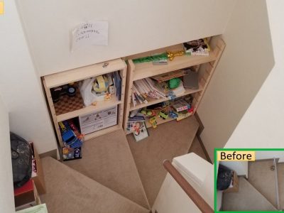 ダイニングテーブルで勉強